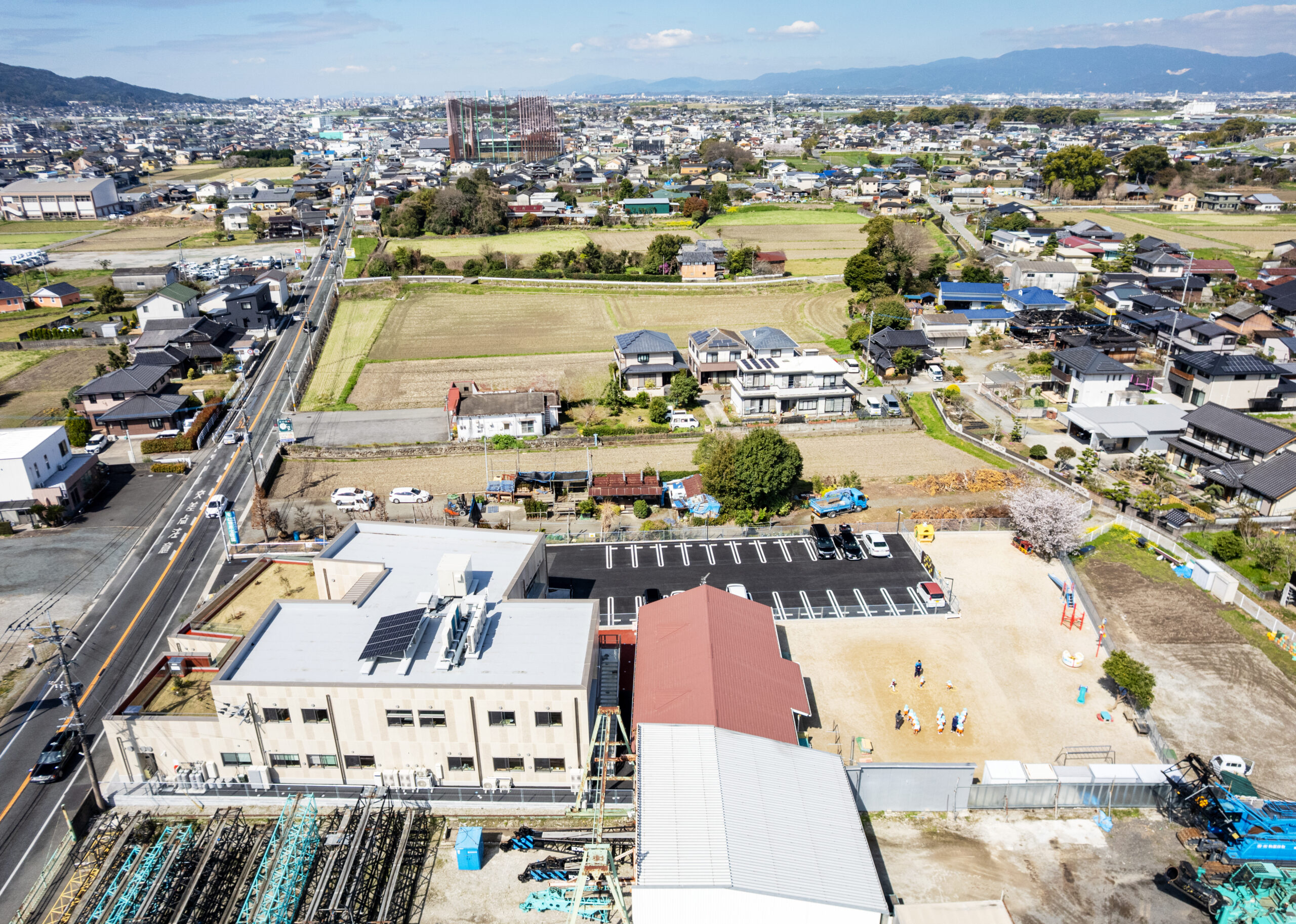 こでまり外観空撮